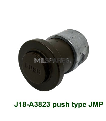 Glove box lock, push type
